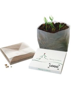 Wachstum im Quadrat Weihnachtsbaum - inkl. 1-4 c Logo-Digitaldruck