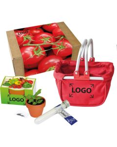 Utensilo Naschgemüse - Tomate - inkl. 1-4 c Logo-Digitaldruck