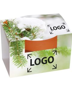 Tontöpfchen - Samen nach Wahl - inkl. 1-4 c Logo-Digitaldruck