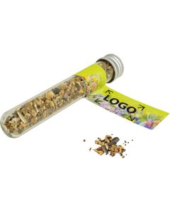 Reagenzglas Bienenbuffet - Bienenwiesenmischung - inkl. 1-4 c Logo-Digitaldruck