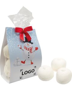 Süße Schneebälle - inkl. 1-4 c Logo-Digitaldruck
