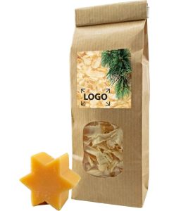 Zirbenduft-Präsent - inkl. 1-4 c Logo-Digitaldruck