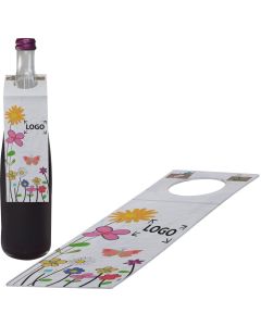 Flaschenanhänger Blumenwiese - inkl. 1-4 c Logo-Digitaldruck einseitig