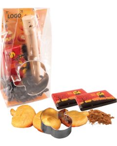 Halloween-Gruß - inkl. 1-4 c Logo-Digitaldruck