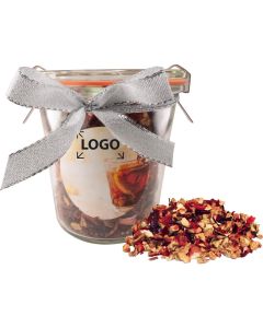 Weihnachtstee im Weckglas - inkl. 1-4 c Logo-Digitaldruck