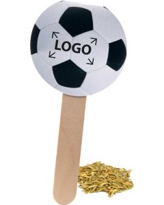 Wachsender Fußballgruß - Fußball-Rasen - inkl. 1-4 c Logo-Digitaldruck