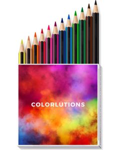 Staedtler Farbstiftetui mit 12 kurzen Buntstiften