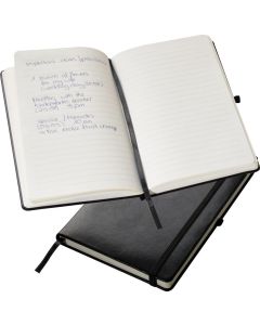 A5 Notizbuch mit Kunstlederumschlag, 160 Seiten