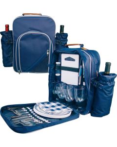 Picknickrucksack aus Polyester für 4 Personen