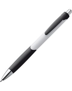 Kugelschreiber mit farbiger Gummigriffzone