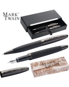 Mark Twain Schreibset aus Metall