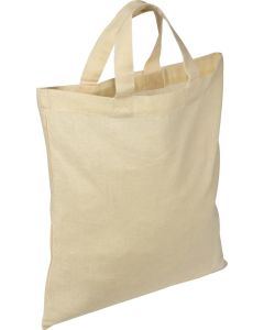 Baumwolltasche mit kurzen Henkeln
