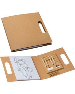 Malbuch in recyceltem Einband