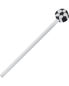 Holzbleistift mit verschiedenen Radiergummiaufsätzen