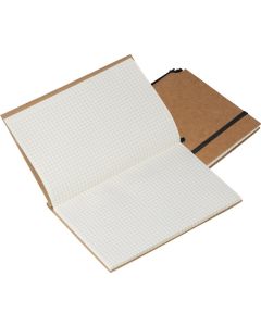 Notizbuch mit Umschlag aus Karton, 160 Seiten