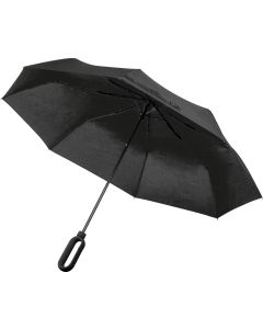 Taschenschirm aus Pongee mit Karabinergriff