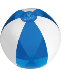 Strandball bicolour farbig/transparent