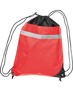 Non Woven Gymbag mit reflektierendem Streifen