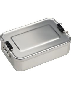 Brotzeitdose aus Aluminium zum Verschließen
