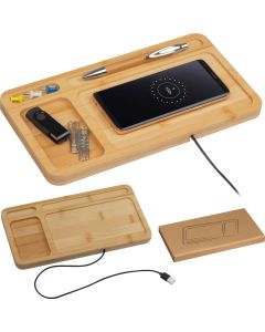 Deskorganizer mit integriertem Wireless Charger