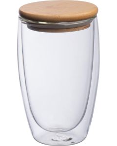 Doppelwandiger Glasbecher