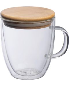 Doppelwandige Glastasse