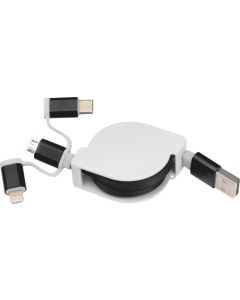Ausziehbares Ladekabel 3in1
