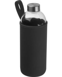 Trinkflasche aus Glas mit Neoprenüberzug, 1.000ml