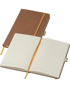 A5 Notizbuch mit recyceltem Ledereinband