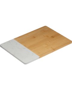 Schneidebrett aus Bambus und Marmor