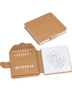 Malbuch mit 12 Buntstiften