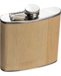 Flachmann mit Bambusummantelung