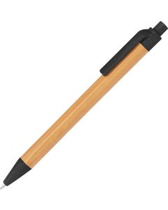 Kugelschreiber aus Weizenstroh und Bambus