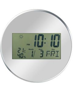 Wanduhr mit Digitaldisplay