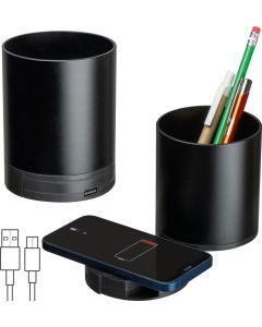 Stifteköcher mit Wireless Charging