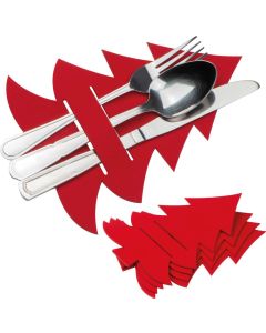 Bestecktasche in Christbaumoptik