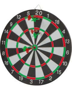 Dartscheibe mit Pfeilen
