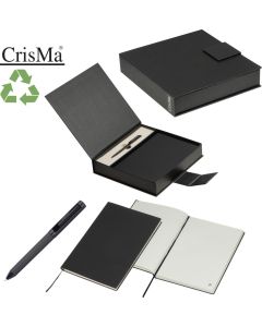 Set aus Notizbuch und Kugelschreiber