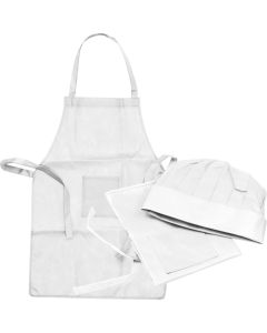 Kinderkoch-Set (Schürze + Mütze)