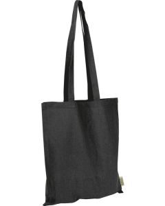 Einkaufstasche mit langen Henkeln aus recycelter Baumwolle und RPET