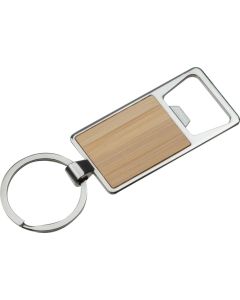 Bambus Schlüsselanhänger mit Flaschenöffner