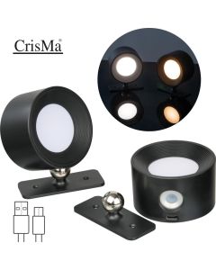 CrisMa aufladbare Wandlampen 2er Set