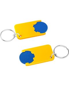 Chiphalter mit 1€-Chip Beta, mit Schlüsselring