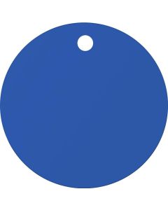 1€-Einkaufswagenchip, Loch Außen