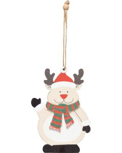 Geschenk- / Baumanhänger Wooden Rudolph