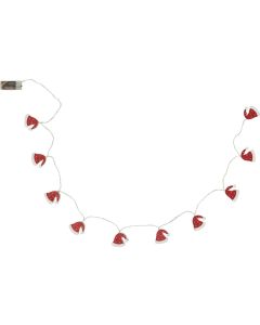 Lichterkette Santa Cap