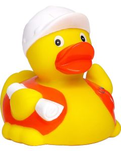 Quietsche-Ente Bauarbeiter