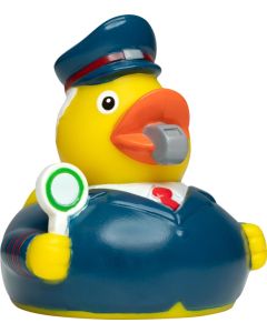 Quietsche-Ente Zugbegleiter