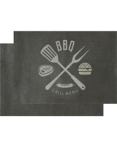 Grillmatte BBQ, 2er Set