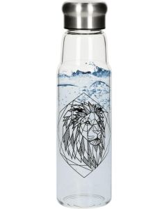 Glasflasche mit Hülle Life 0,55 l